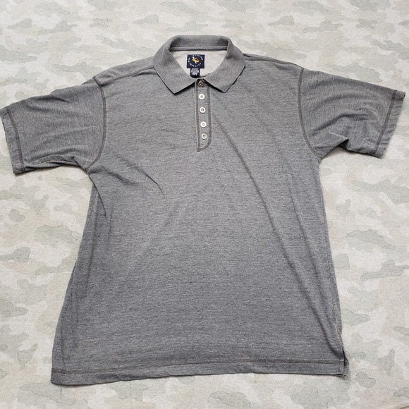 Ferruche Other - Ferruche Polo Shirt Mens Large Gray Short Sleeve Casual‎